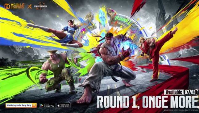Mobile Legends: Bocoran Skin Kolaborasi Street Fighter 6 Resmi Rilis 3 Juli