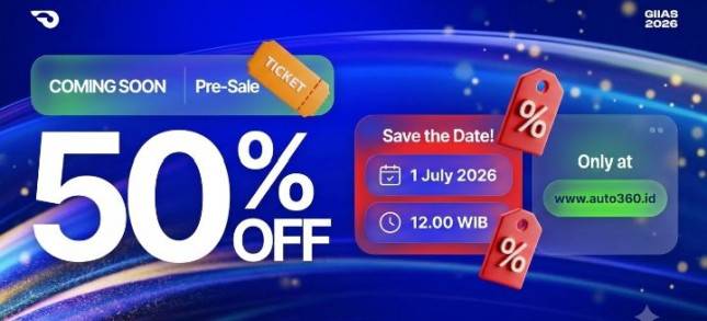 GIIAS 2026 Sediakan Tiket Presale dengan Potongan Harga 50 Persen