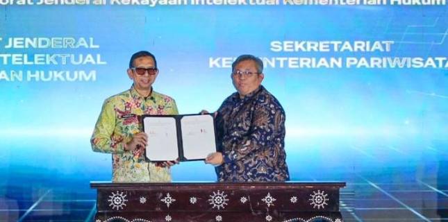 Kemenpar Rangkul DJKI Perkuat Pelindungan Kekayaan Intelektual untuk Dongkrak Nilai Tambah Pariwisata