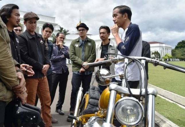 Presiden Jokowi Beli Motor Chopperland dari  Bengkel Modifikasi Elders Garage