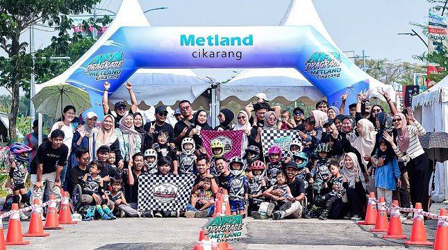 Metland Cikarang Pecahkan Rekor MURI Balap Pushbike, Diikuti 400 Anak