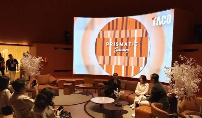 Eksplorasi Material Bertemu Desain, TACO Tampilkan Instalasi Prismatic Journey di IBT 2026
