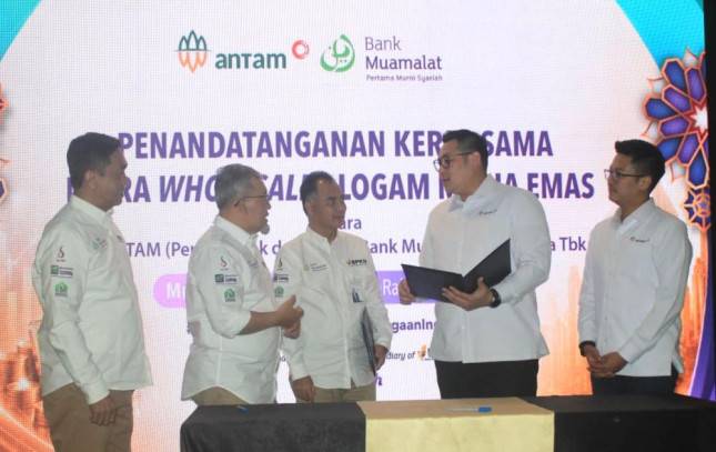 ANTAM dan Bank Muamalat Jalin Kerja Sama Strategis&nbsp;Perkuat Ekosistem Emas Nasional