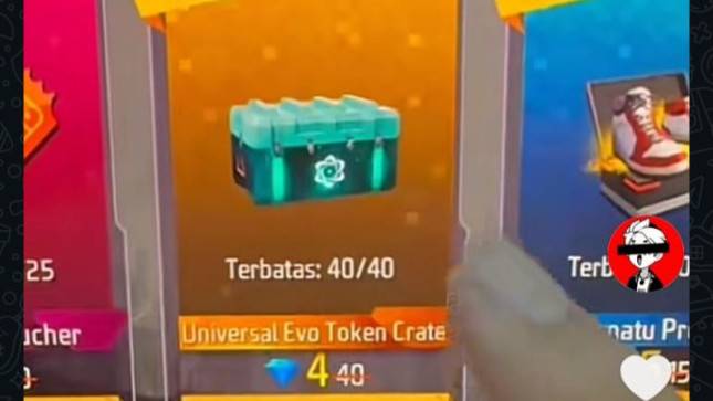 Jangan Sampai Kehabisan! Universal Evo Token Crate Cuma 4 Diamond Hari Ini!