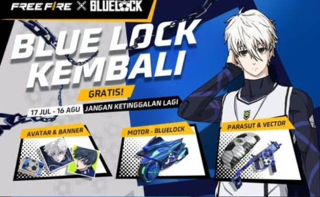 Free Fire X Blue Lock Akan Segera Hadir: Catat Tanggalnya