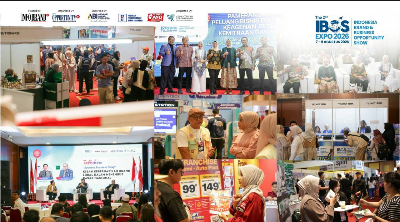 The 2nd IBOS Expo 2026: Pameran Peluang Bisnis Terbesar Hadir di Bekasi, 100+ Brand Siap Dijajaki