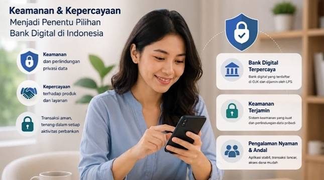 Keamanan Kini Jadi Alasan Utama Masyarakat Memilih Bank Digital di Indonesia