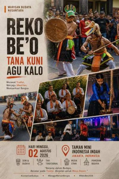 Diaspora Manggarai Gelar Pentas Caci di Anjungan NTT TMII, Minggu 2 Agustus 2026