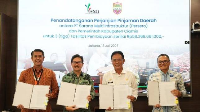 PT SMI Kucurkan Pembiayaan Rp268,36 Miliar untuk Tiga Daerah, Perkuat Infrastruktur dan Layanan Publik