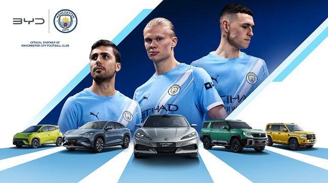 BYD Gandeng PSG & Manchester City, Perkuat Ambisi Jadi Raksasa Otomotif Global