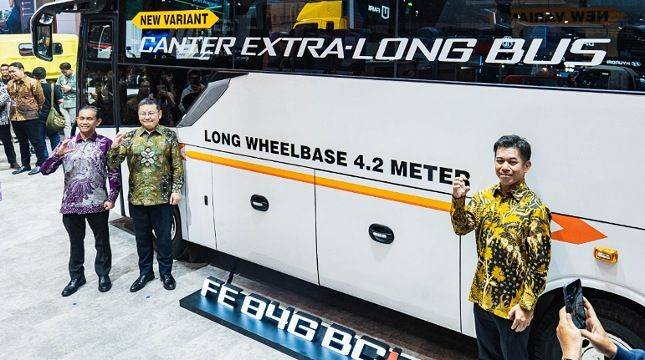 Bikin Gebrakan di GIIAS 2026! Mitsubishi Fuso Luncurkan Canter Extra Long Bus