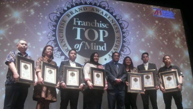 Asosiasi Franchise Berikan Penghargaan Untuk Merek yang Berhasil Meraih Popularitas Tertinggi di 2017