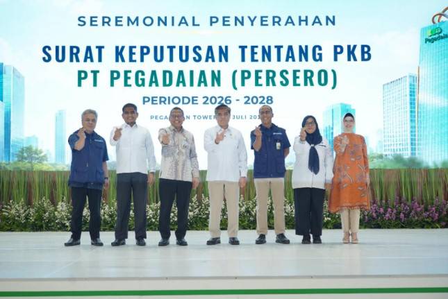 Perkuat Fondasi Hubungan Industrial Harmonis, PT Pegadaian Resmi Terima SK Perjanjian Kerja Bersama Periode 2026&ndash;2028 dari Kemenaker RI