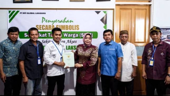 PT IGL Fasilitasi Sertifikasi Tanah, Puluhan Warga Pohuwato Kini Kantongi Kepastian Hukum