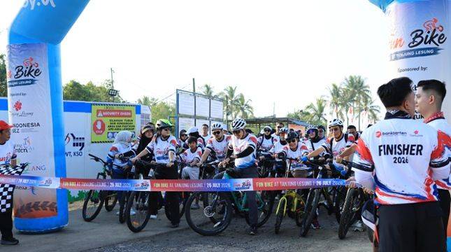 Fun Bike Tanjung Lesung 2026 Pecah! Ratusan Pesepeda Ramaikan KEK Tanjung Lesung