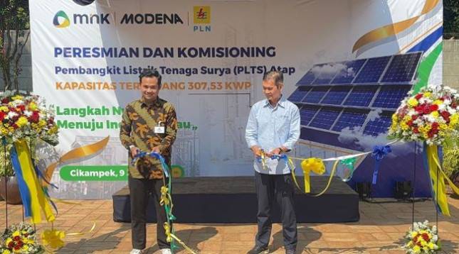 MODENA Energy Resmikan PLTS Atap di Pabrik Ancora, Hasilkan 400.000 kWh Listrik per Tahun