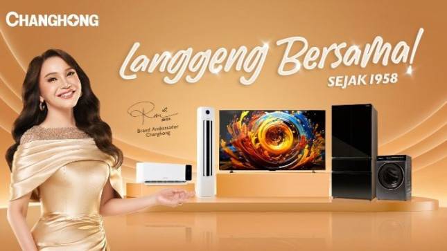 Bawa Pesan Langgeng Bersama, Changhong Indonesia Resmi Tunjuk Rossa Jadi Brand Ambassador
