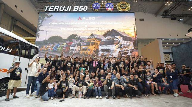 Mitsubishi Fuso Gandeng Ratusan Canter Mania, Perkuat Komunitas dan Kenalkan Bus Terbaru