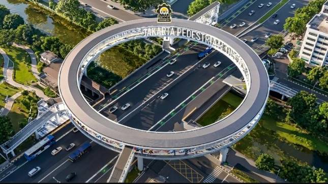 Mengintip Rekayasa Jembatan &ldquo;Donat&rdquo; Dukuh Atas Senilai Rp300 Miliar
