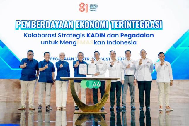 Kolaborasi Strategis Pegadaian dan Kadin Indonesia Perluas Ekosistem Emas dan Akses Pembiayaan Dunia Usaha