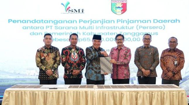 PT SMI Kucurkan Rp364,15 Miliar untuk Infrastruktur Tiga Daerah di Lampung