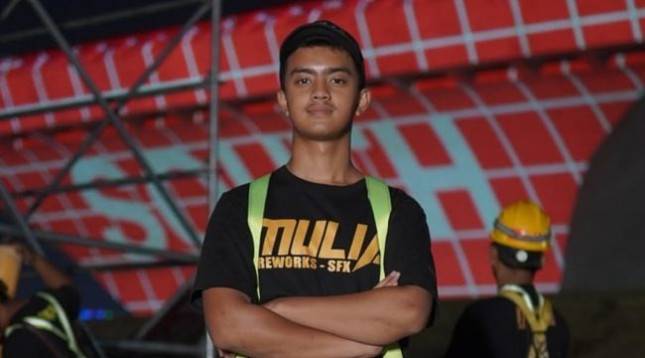 Adelio Delta, Remaja 15 Tahun di Balik Pyromusical Show Monas HUT ke-81 RI