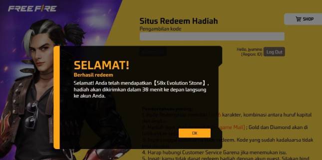 Buruan Klaim Kode Redeem Ini Khusus Hari Ini, Bisa Dapat Evolution Stone
