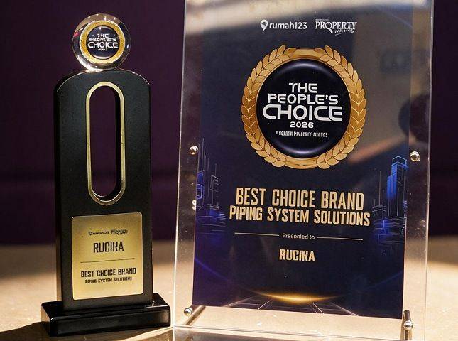 RUCIKA Sabet Best Choice Brand di Golden Property Awards 2026