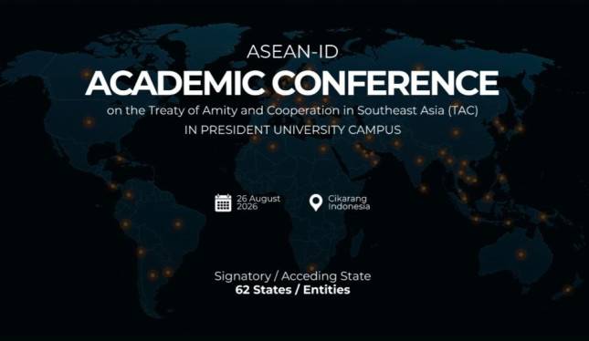 President University Tuan Rumah Konferensi Akademik ASEAN Peringati 50 Tahun TAC