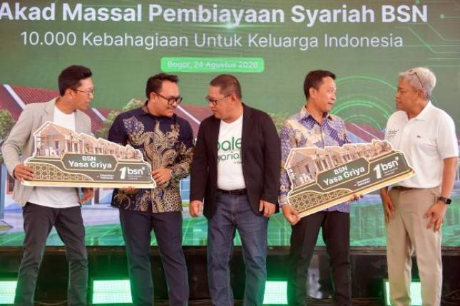 Wow! Kuasai 84% Pasar KPR Subsidi Syariah, Bank BSN Akad Massal 10.000 Rumah Rakyat di Seluruh Indonesia