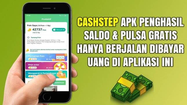 CashStep: Aplikasi Jalan Kaki Penghasil Saldo DANA, Terbukti Membayar!