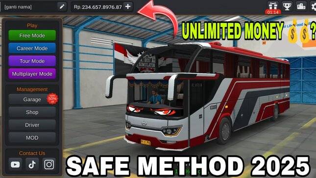 Bus Simulator Indonesia (BUSSID): Tips Lengkap Mengemudi, Hasilkan Uang, dan Bangun Armada!