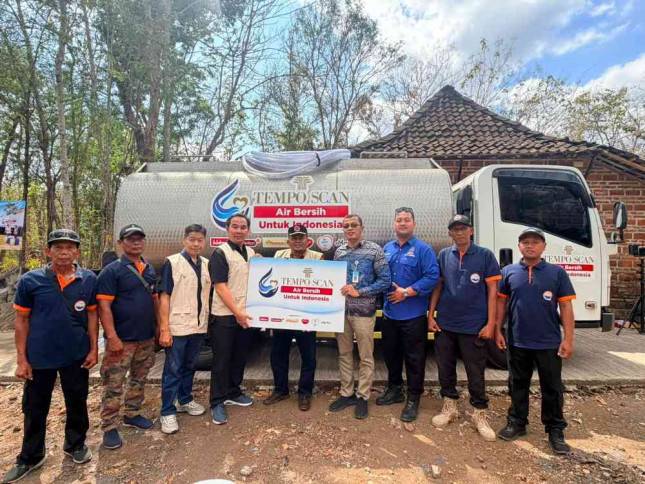 Tempo Scan Salurkan 640.000 Liter Air Bersih di Tengah Kemarau Ekstrem 2026