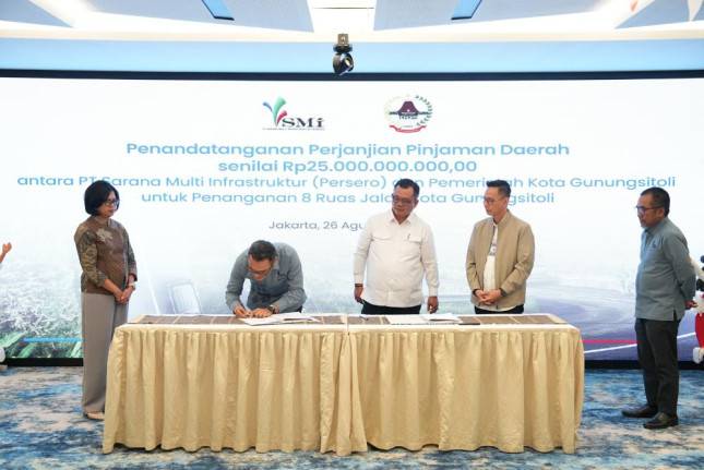 PT SMI Kucurkan Rp25 Miliar untuk Benahi 8 Ruas Jalan Gunungsitoli