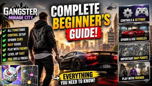 Gangstar Mirage City: Panduan Lengkap Senjata dan Sistem Tempur untuk Pemula