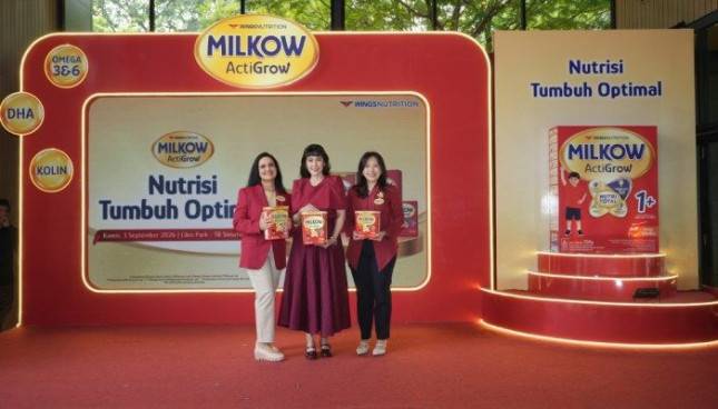 WINGS Nutrition Luncurkan MILKOW ActiGrow, Dukung Tumbuh Kembang Anak Usia 1-3 Tahun