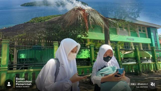 Imbas Abu Erupsi Anak Krakatau, Mulai 7 September Sekolah Terdampak Terapkan PJJ