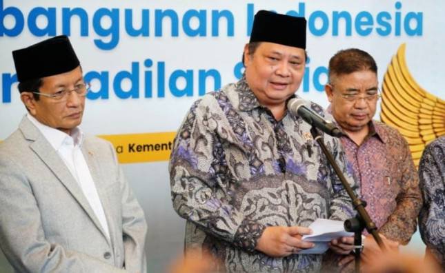 Inklusi Keuangan Syariah Baru 13%, Menko Airlangga Dorong Akses UMKM Diperluas