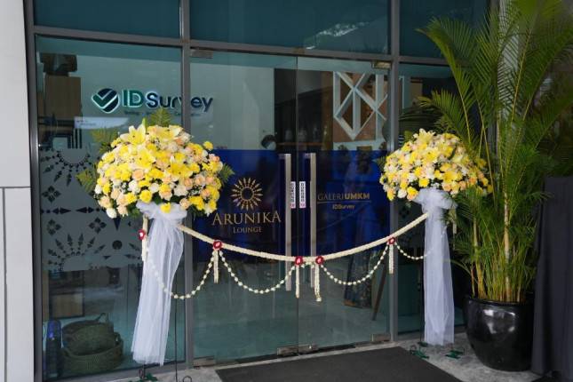 IDSurvey Buka Arunika Lounge, Dorong UMKM Masuk Rantai Pasok Perusahaan