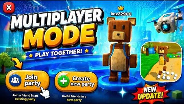 Super Bear Adventure Multiplayer: Panduan Lengkap Bermain Co-op dengan Teman Menggunakan Party Code