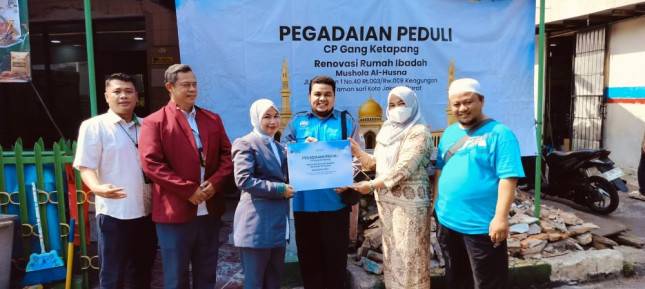 Pegadaian Kanwil IX Jakarta 2 Gulirkan Program Peduli Rumah Ibadah