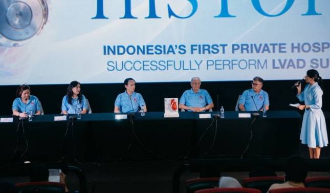 Siloam Hospitals Kebon Jeruk Jadi Rumah Sakit Pertama di Indonesia yang Lakukan Implantasi LVAD pada Pasien Gagal Jantung&nbsp;