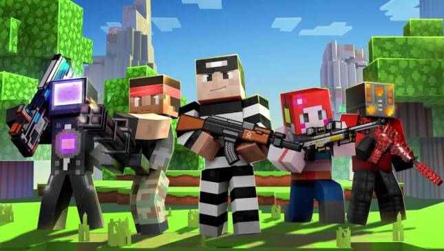 Cops N Robbers Pixel Craft Gun: Game Pixel Seru Mirip Minecraft