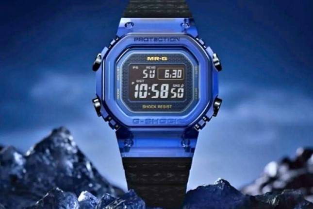 Harga Fantastis! Casio Rilis G-SHOCK MR-G Kristal Safir Biru, Hanya 20 Unit di Dunia