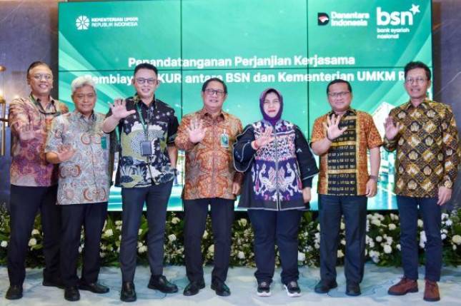 Teken PKS dengan Kementerian UMKM, Bank BSN Siap Guyur Pembiayaan KUR