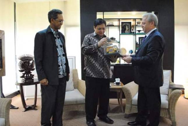 Bertemu Menperin Airlangga, Dubes Belarus Diskusi Terkait Kerja Sama Industri