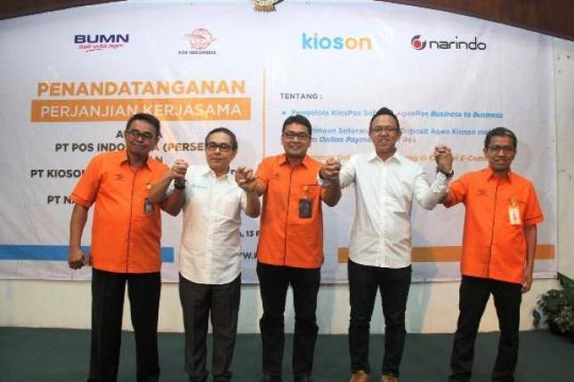 Kioson Bekerjasama dengan Pos Indonesia untuk Sediakan Layanan Pos Digital