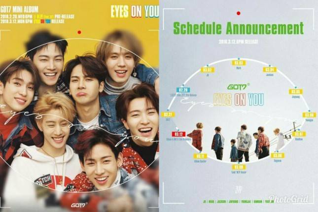 Boyband GOT7 Rilis Teaser Terbaru Album 'Eyes On You'