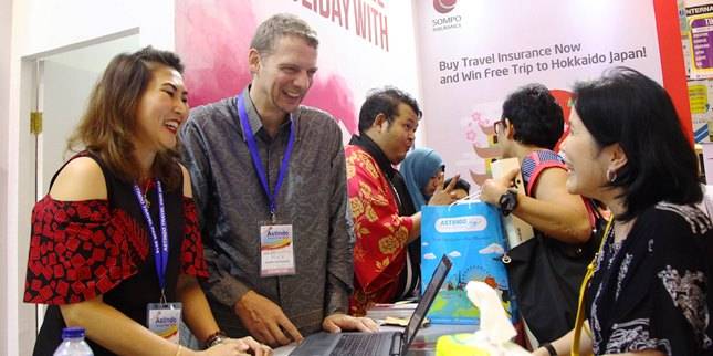 Kehadiran Asuransi Sompo di Astindo Travel Fair 2018 Disambut Calon Traveler