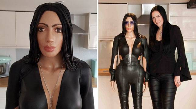 Wow! Kue Berbentuk Kim Kardashian Ini dilapisi Berlian